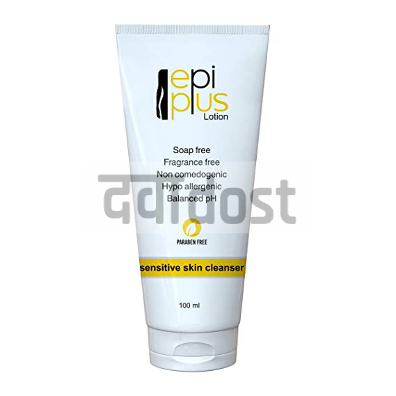 Buy Epi Plus Lotion Sensitive Skin Cleanser 100ml Online, View Uses, Review, Price, Composition | SecondMedic Buy Epi Plus Lotion Sensitive Skin Cleanser 100ml Online, View Uses, Review, Price, Composition | SecondMedic