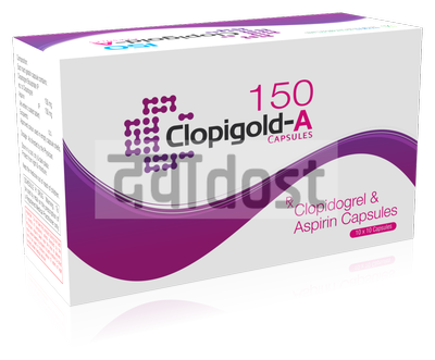 Clopigold A 150mg/75mg Capsule