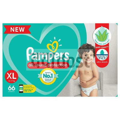 Pamper All Rounder Protection Diaper Pants XL 66s 