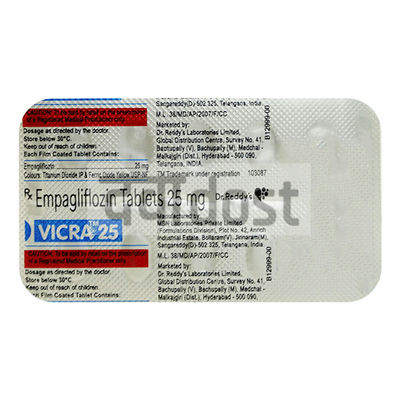 Vicra 25mg Tablet 10s