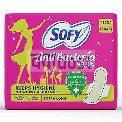 Sofy Antibacterial Pad Xl 15s