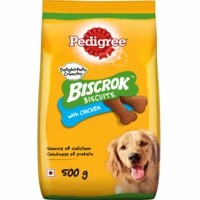Pedigree Biscrok With Chicken 500g Gm Pack