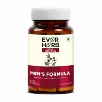Everherb Men's Formula - Blend Of 6 Safe & Powerful Herb - Increase Sperm Count - Bottle Of 60