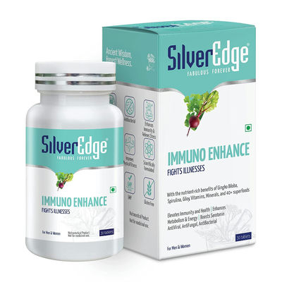 Silver Edge Immuno Enhance (Fights Illness) For Men & Women, 30 Tablets