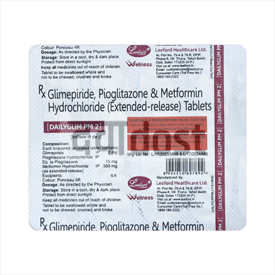 Dailyglim M 2mg/500mg Tablet PR
