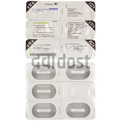ECONORM 250MG CAPSULE 6 S