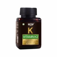 Wow Life Science Vitamin K2 Capsules - 55mcg - 60 Vegetarian Capsules