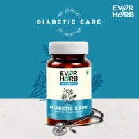 Everherb Diabetic Care - 7 Specially Researched Ayurvedic Herbs - Blood Sugar Control - Bottle Of 60