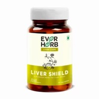 Everherb Liver Shield - Detoxifies Liver - Supports Digestion - Bottle Of 60