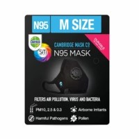 Dettol N95 Mask Anti Virus Reusable & Washable (black, Medium)