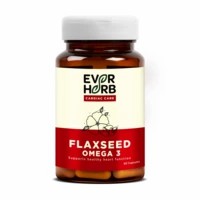 Everherb Flaxseed Omega 3 - Essential Fatty Acids - Healthy Heart - Bottle Of 60