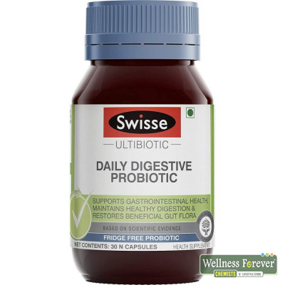 SWISSE ULTIBIOTIC DIGESTIVE PROBIOTIC 30CAP