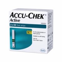 Accu-chek Active Glucometer Test Strips Box Of 100