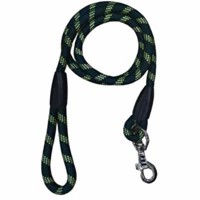 Pawcloud Dog Rope Leash, 6 Ft, Extra Large, Green - 72 Inch, For Large & Giant Dogs