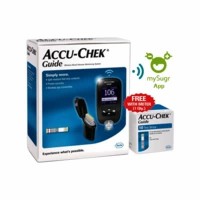 Accu-chek Guide  Glucometer  With Free 10 Strips