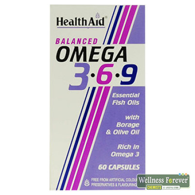 HealthAid Omega 3-6-9-60 Capsules