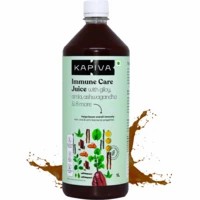 Kapiva Immune Care Juice 1l | Enriched With Amla - Giloy - Tulsi - Ashwagandha - And 7 More Herbs | Natural Immunity Booster