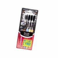 Colgate Slim Soft Charcoal Toothbrush (buy 2 Get 2 Free) - 4 Pcs