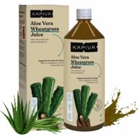 Kapiva Aloe Vera Wheatgrass Juice Natural Detoxifier No Added Sugar - 1 L