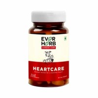 Everherb Heartcare - Blend Of 6 Powerful Herbs - Controls Blood Pressure - Bottle Of 60