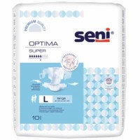 Seni Optima Super Large Adult Diapers With Hip Bands 10 Pcs