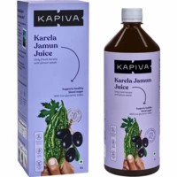 Kapiva Karela Jamun Juice | Natural Juice Made From Fresh Karela And Jamun Seeds | Low Glycemic Index | No Added Sugar - 1l