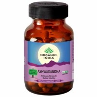 Organic India Ashwagandha - 60 Capsules