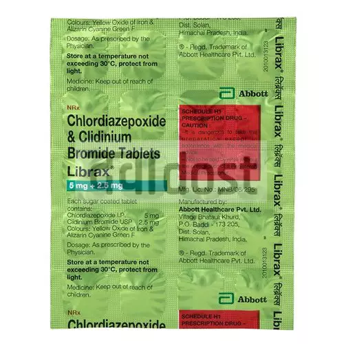Librax 5 mg/2.5 mg Tablet