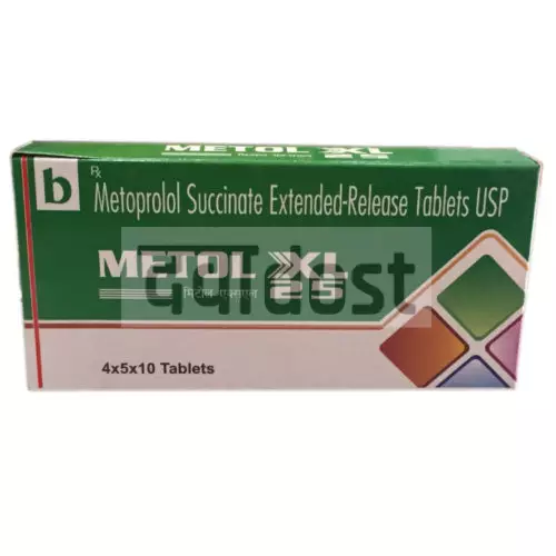 Metol 25mg Tablet XL