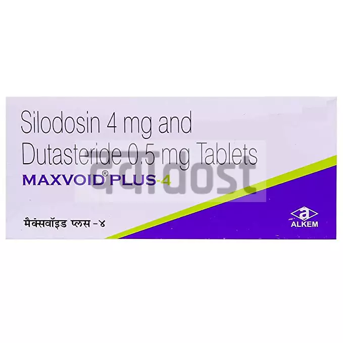 Maxvoid Plus 4mg/0.5mg Tablet 10s