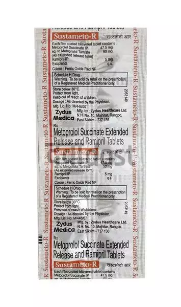 Sustameto-R 50mg/5mg Tablet ER 10s