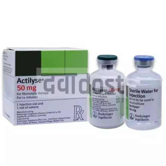 Actilyse 50mg Injection 1s