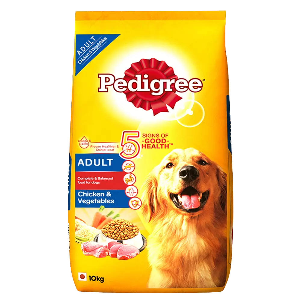 PEDIGREE DOG FOOD ADULT CHI/VEG 10KG
