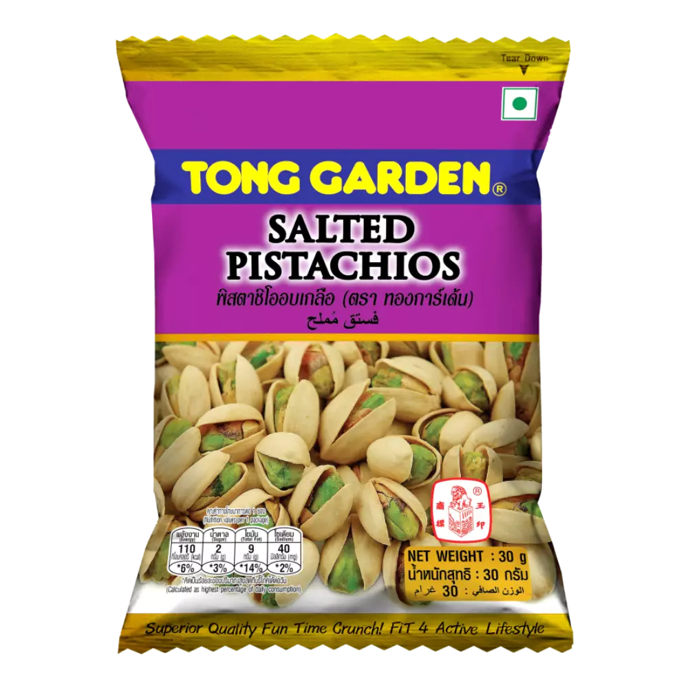 TONG PISTACHIOS SALTED 30GM