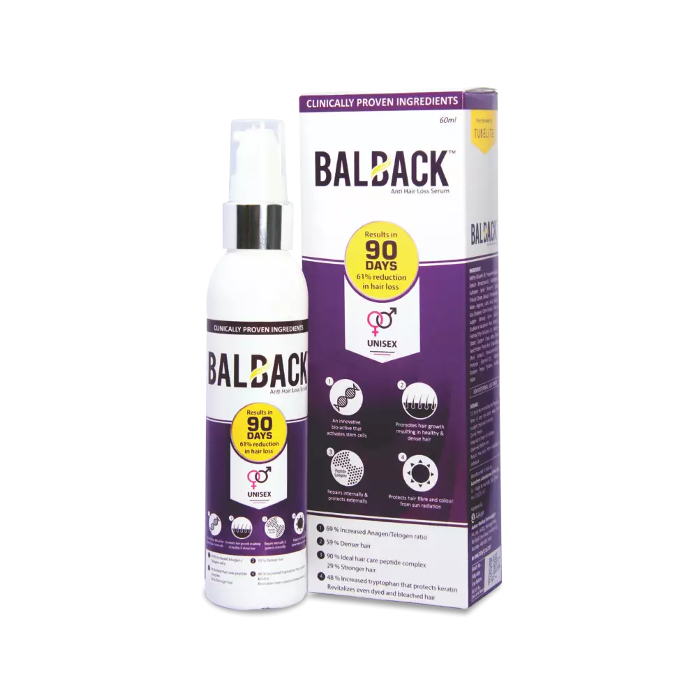 Buy BALBACK HR/SERUM 60ML Online, View Uses, Review, Price, Composition |  SecondMedic