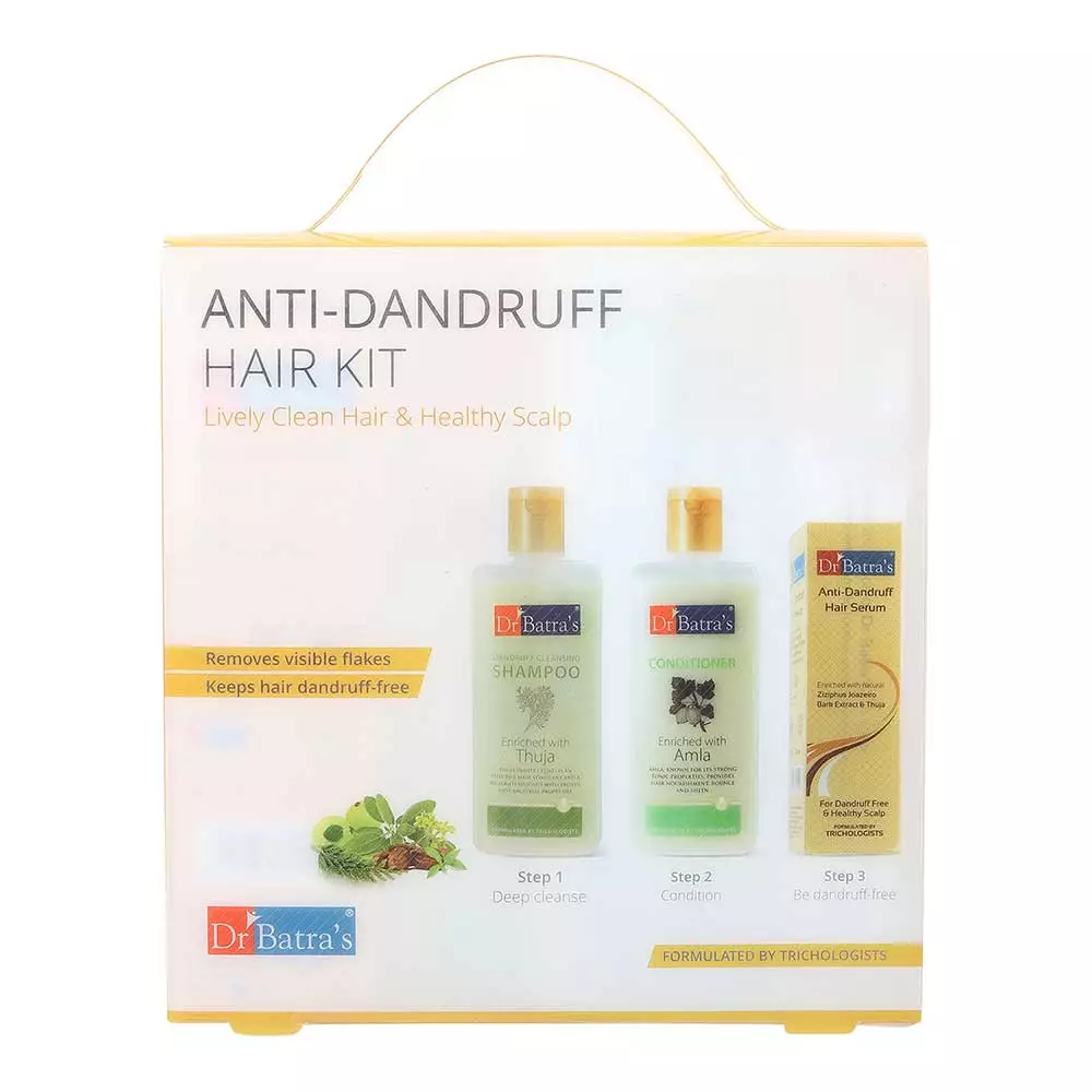 Buy DR BATRA ANTI-DANDRUFF HAIR KIT 1PC Online, View Uses, Review, Price,  Composition | SecondMedic