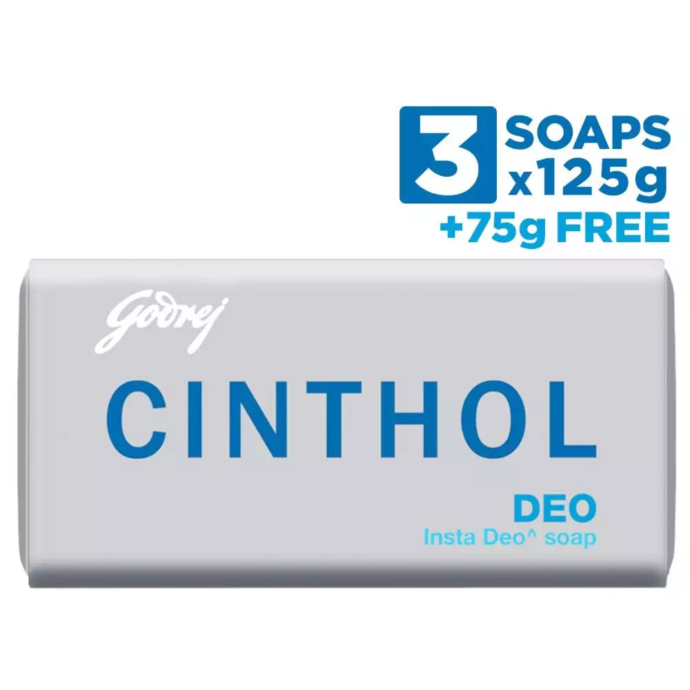 CINTHOL SOAP DEO INSTA 3X75GM
