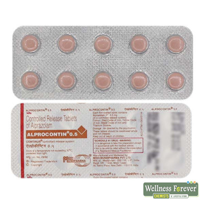 ALPROCONTIN 0.5MG 10TAB