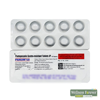 PANUM 40MG 10TAB