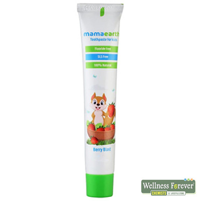 MAMAEARTH KIDS BERRY BLAST TOOTHPASTE - 50GM