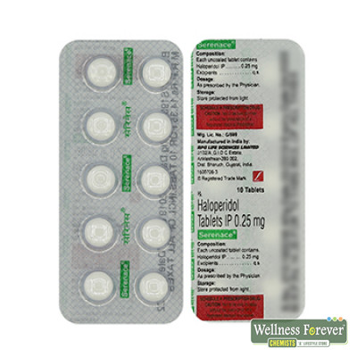 SERENACE 0.25MG 10TAB