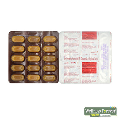 AMARYL-MV 2MG 15TAB
