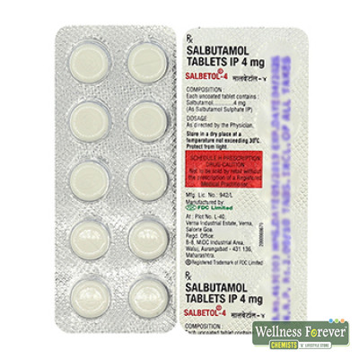 SALBETOL 4MG 10TAB