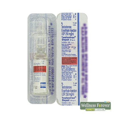 TESTOVIRON DEPOT 250MG INJ 1ML AMP