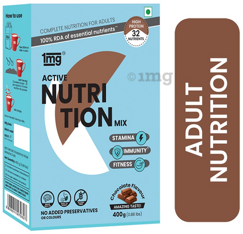 1mg Active Nutrition Mix with Whey Protein, Vitamin D, Choline and Fiber Chocolate