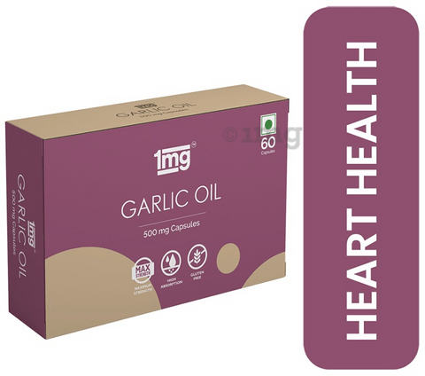 1mg Garlic Oil Maxium Strength for Heart Health Capsule