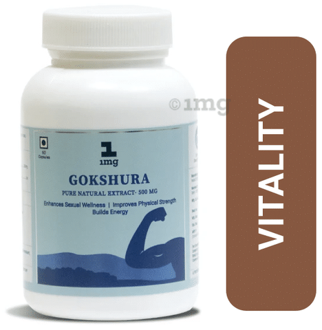 1mg Gokshura Pure Natural Extract 500mg Capsule