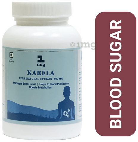 1mg Karela Pure Natural Extract 500mg Capsule