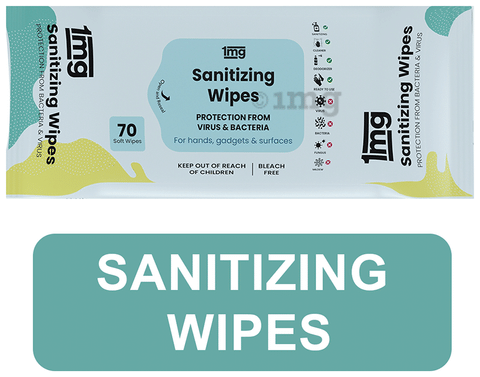 1mg Sanitizing Wipes (70 Each) Buy 3 Get 1 Free