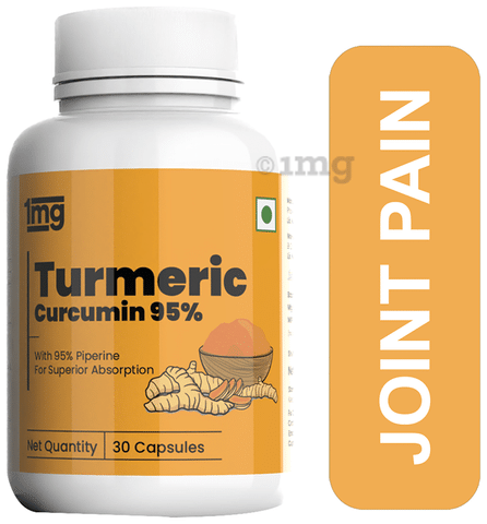 1mg Turmeric Curcumin 95% with Piperine Capsule